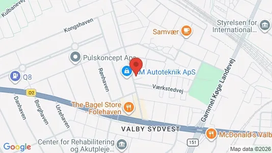 Apartments for rent i Valby - kort over placeringen