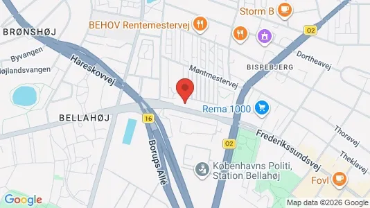 Apartments for rent i Copenhagen NV - kort over placeringen
