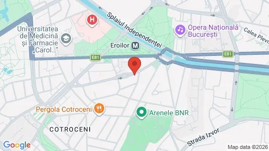 Apartments for rent i Bucharest - Sectorul 5 - kort over placeringen