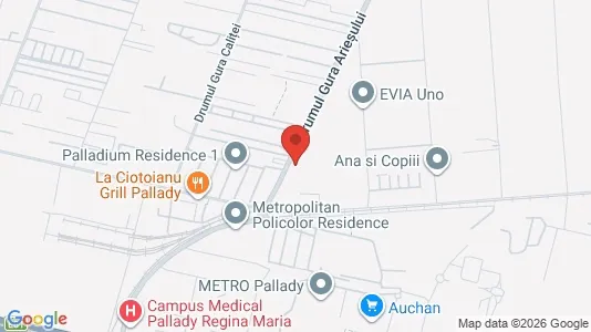 Apartments for rent i Bucharest - Sectorul 3 - kort over placeringen