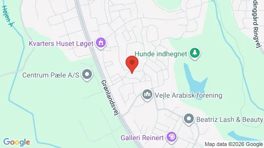 Apartments for rent i Vejle Center - kort over placeringen