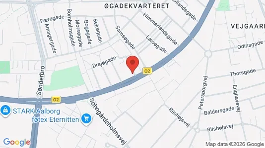 Apartments for rent i Aalborg Center - kort over placeringen