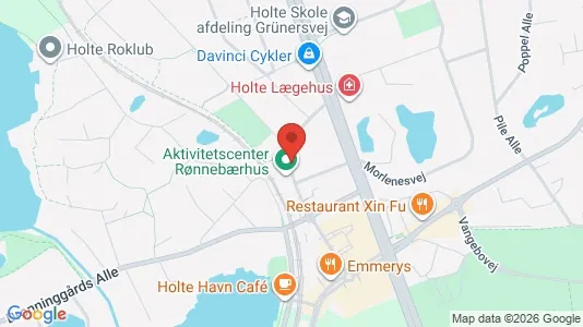 Apartments for rent i Holte - kort over placeringen