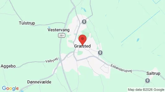 Houses for rent i Græsted - kort over placeringen