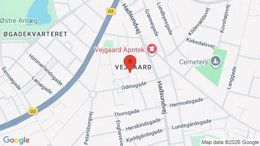 Apartments for rent i Aalborg Center - kort over placeringen
