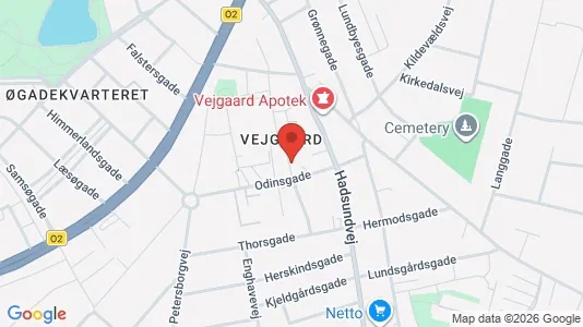Apartments for rent i Aalborg Center - kort over placeringen