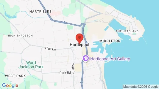 Apartments for rent i Hartlepool - Cleveland - kort over placeringen