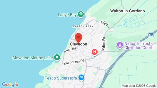 Apartments for rent i Clevedon - Avon - kort over placeringen