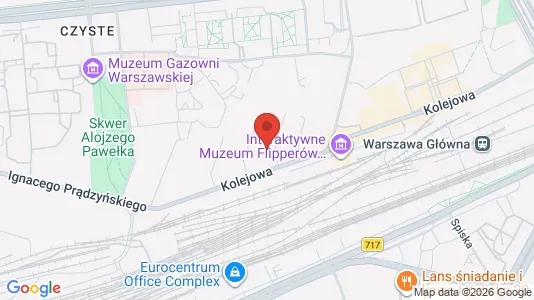 Apartments for rent i Warszawa Wola - kort over placeringen