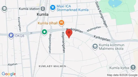 Apartments for rent i Kumla - kort over placeringen