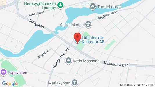 Apartments for rent i Ljungby - kort over placeringen