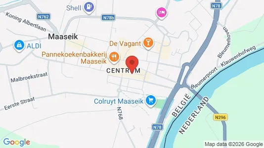 Apartments for rent i Maaseik - kort over placeringen
