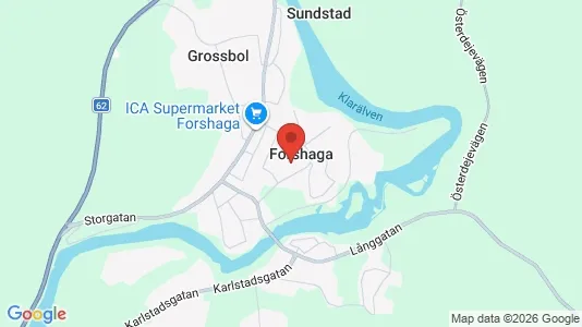 Apartments for rent i Forshaga - kort over placeringen