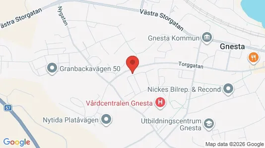 Apartments for rent i Gnesta - kort over placeringen