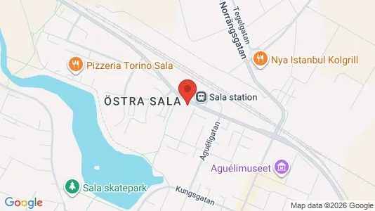 Apartments for rent i Sala - kort over placeringen