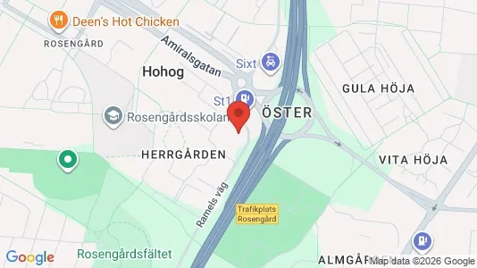Apartments for rent i Rosengård - kort over placeringen