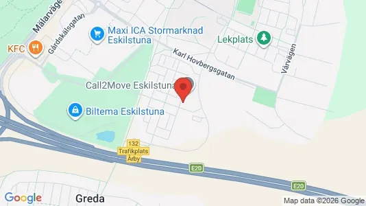 Apartments for rent i Eskilstuna - kort over placeringen
