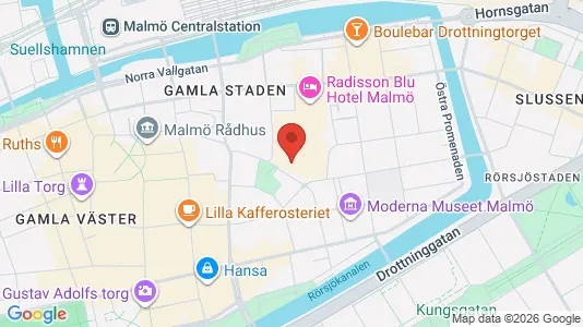 Apartments for rent i Malmö City - kort over placeringen
