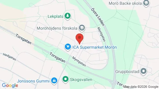 Apartments for rent i Skellefteå - kort over placeringen