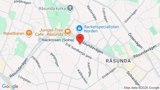 Apartments for rent i Solna - kort over placeringen