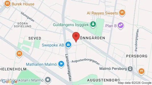 Apartments for rent i Sofielund - kort over placeringen