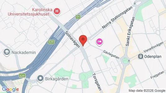 Apartments for rent i Vasastan - kort over placeringen
