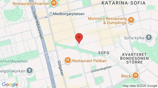 Apartments for rent i Södermalm - kort over placeringen