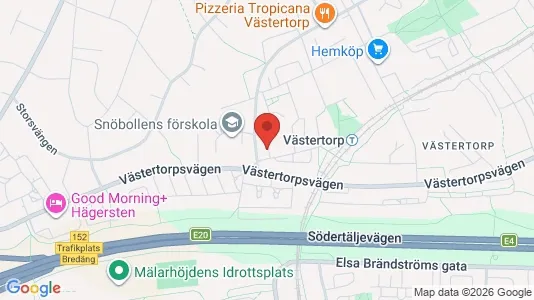 Apartments for rent i Stockholm South - kort over placeringen