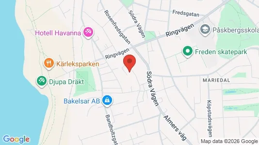 Apartments for rent i Varberg - kort over placeringen
