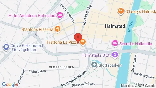 Apartments for rent i Halmstad - kort over placeringen