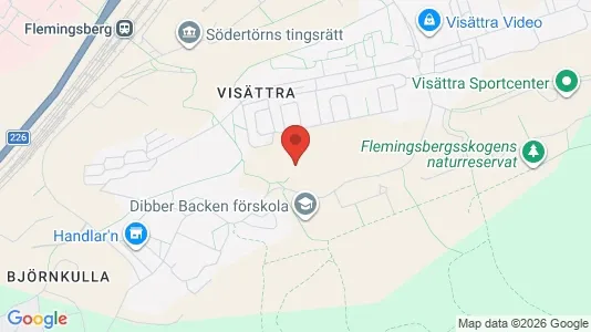 Rooms for rent i Huddinge - kort over placeringen