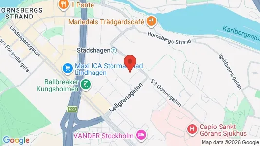 Rooms for rent i Kungsholmen - kort over placeringen