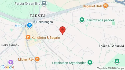 Apartments for rent i Stockholm South - kort over placeringen