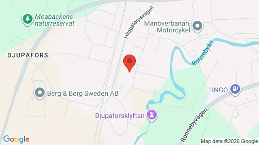 Rooms for rent i Ronneby - kort over placeringen