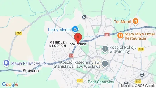 Apartments for rent i Świdnicki - kort over placeringen