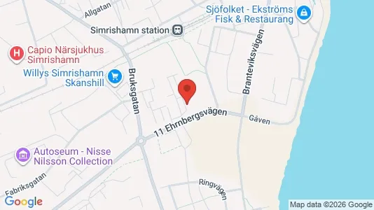 Apartments for rent i Simrishamn - kort over placeringen