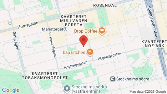 Apartments for rent i Södermalm - kort over placeringen
