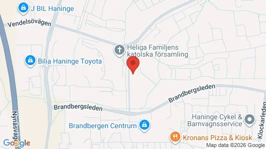 Apartments for rent i Haninge - kort over placeringen