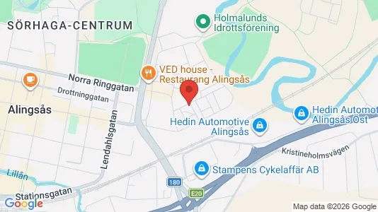 Apartments for rent i Alingsås - kort over placeringen