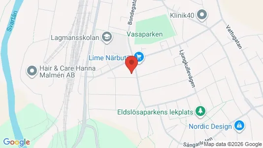 Apartments for rent i Mjölby - kort over placeringen