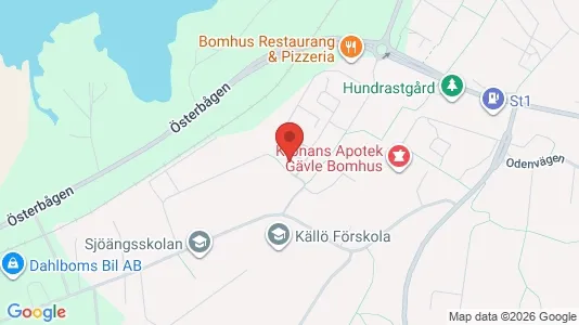 Apartments for rent i Gävle - kort over placeringen