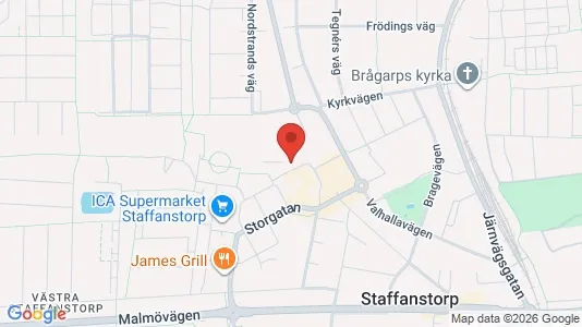 Apartments for rent i Staffanstorp - kort over placeringen