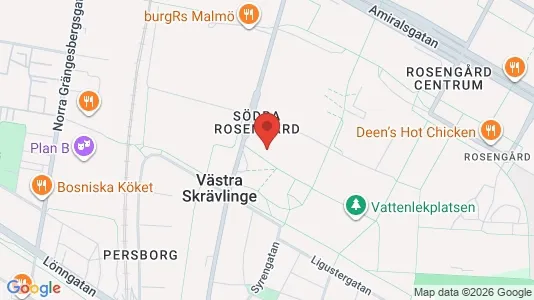 Apartments for rent i Rosengård - kort over placeringen