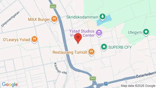 Apartments for rent i Ystad - kort over placeringen