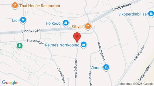 Apartments for rent i Norrköping - kort over placeringen