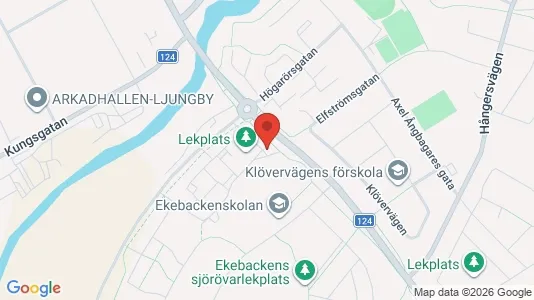 Apartments for rent i Ljungby - kort over placeringen