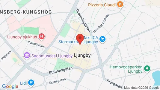 Apartments for rent i Ljungby - kort over placeringen