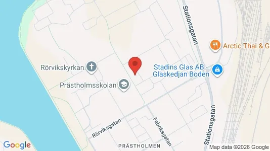 Apartments for rent i Boden - kort over placeringen