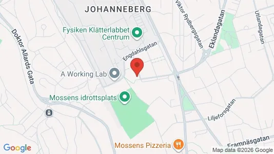 Apartments for rent i Johanneberg - kort over placeringen