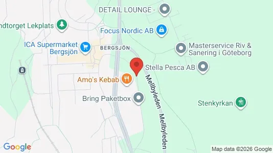 Apartments for rent i Gothenburg East - kort over placeringen